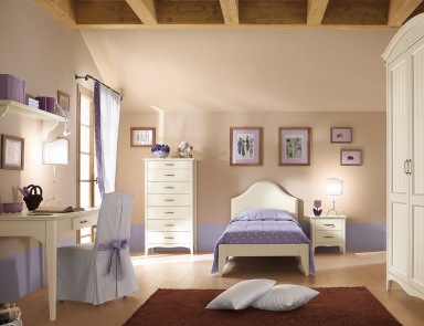 Für das Schlafzimmer eingerichtet mit einem Einzelbett GENDARME, Callesella