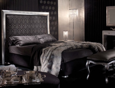 Headsets für das Schlafzimmer auf dem Rahmen in серебренной Folie Deluxe, Tosconova