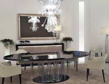 Esstisch Oval Bamboo 72 Legno, Reflex Angelo (glamorous-Möbel)