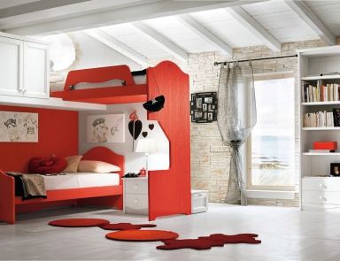 Für das Schlafzimmer eingerichtet mit zwei Einzelbetten LUNA, Callesella
