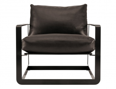 Sessel in Leder oder Textil Polsterung, Gaston - Poliform