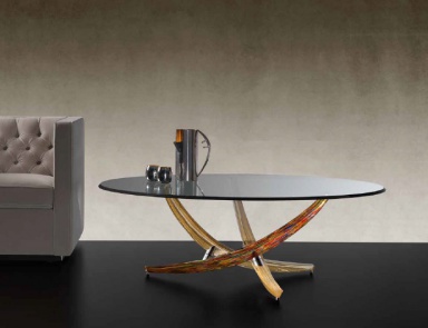 Tisch Couchtisch aus Glas Fili D ' Erba 40, Reflex Angelo