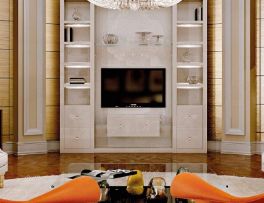 Gestell mit Container für den Fernseher Avantgarde TV, Reflex Angelo (Wand Schrank für Schrank, Italien)