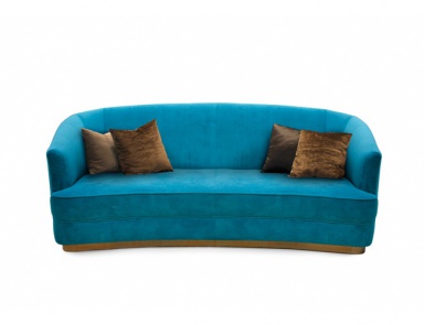 Sofa halbrund mit weicher Polsterung SAARI, Brabbu (halbrunde Sofa rund)