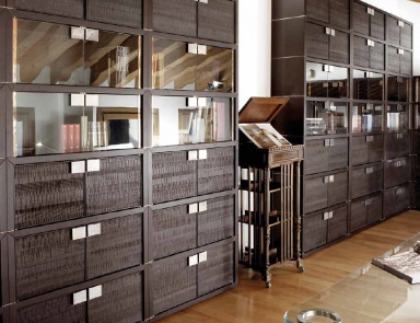 Modul auf einem Rahmen aus Holz Giano, Reflex Angelo (Wand Schrank für Schrank, Italien)