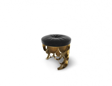 Hocker mit gepolstertem Sitz KOI, Brabbu