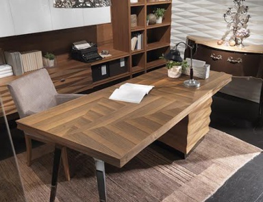 Schrank (Headsets für das Büro) aus Holz Nussbaum Diamante, Bamax