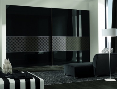 Garderobe aus Glas und Holz Grace, Mobileffe