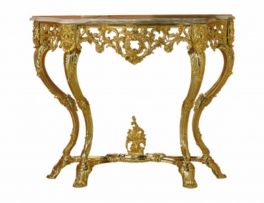 Konsole mit Oberflächen aus Bronze, Cordon