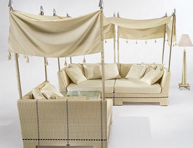 Die Ecke Modulares Sofa mit Baldachin, BETACORNER - Smania