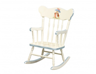 Kinder-Schaukelstuhl aus Holz Enchanted Forest, Art For Kids (Schaukelstuhl)