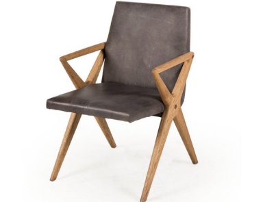 Stuhl Sessel in Lederpolsterung Cosmopolitan Beauhome