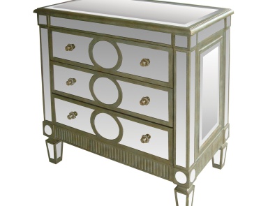 Kommode mit Gehäuse aus Sterling дерва (Schrank, Kommode für Wohnzimmer, Italien)