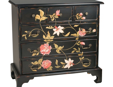 Kommode In Bloom Chest Sterling (klassische Wohnzimmer Möbel)