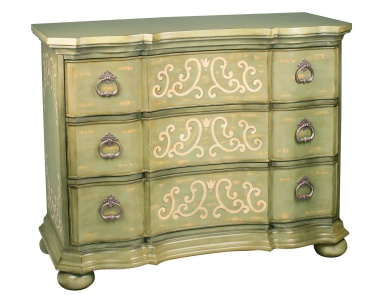 Kommode Argent Scroll Chest Sterling (klassische Wohnzimmer Möbel)