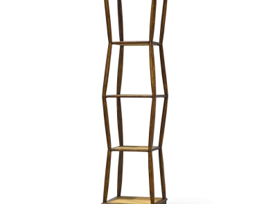 Etagère auf einem Rahmen aus Rattan Camden, Palecek