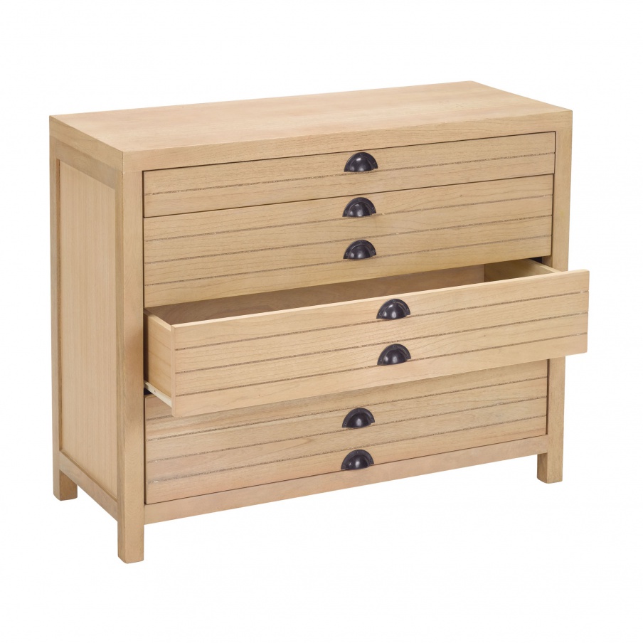 Schrank 4 Drawer Flat File Cabinet Dimond Home