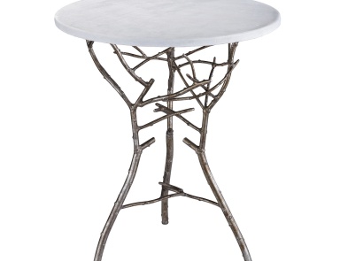 Tisch Silver Thicket Table Dimond Home