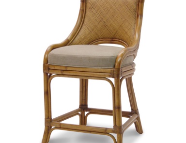 Barstuhl auf einem Rahmen aus Rattan Amara 24" Counter, Palecek