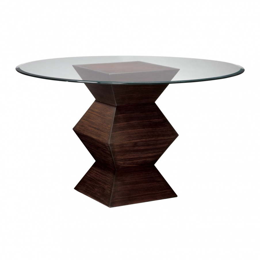 Tisch Hohner Table Zebrano 46" Round Dimond Home
