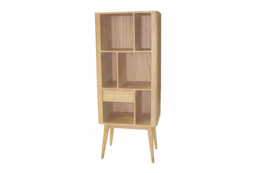 Bücherregal mit einer Schublade Retro, Dimond Home - Luxuryfurniture MR
