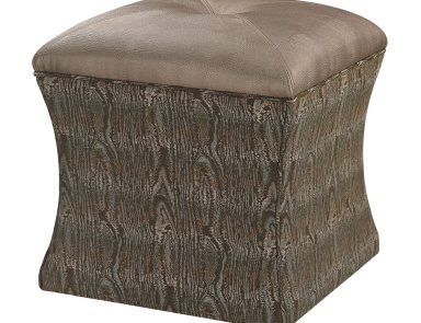 Chaiselongue Luxe Ottoman - Green Dimond Home