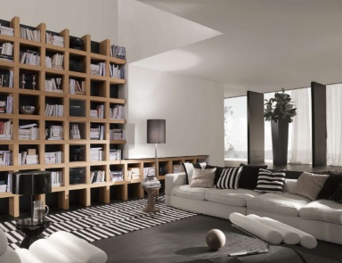 Das Regal mit Nussbaum furniert Niky day, Mobileffe