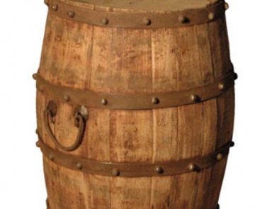 Tisch auf Holzrahmen Barrel, GJ Styles