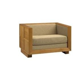Schlafsessel auf Holzrahmen Poltrona Letto 900 Scacchi, Morelato