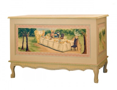 Truhe für Spielzeug Alice in Wonderland, Art For Kids