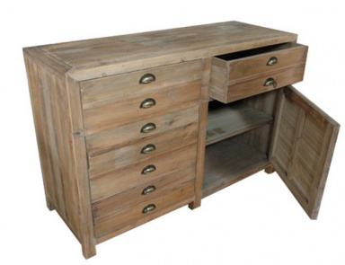 Kommode auf einem Rahmen aus Kiefer Pine, GJ Styles