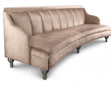 Sofa mit Sitzfläche in Form eines Halbmondes Orion, Bella Luna (halbrunde Sofa rund)