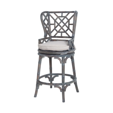 Stuhl Bamboo Wingback Barstool