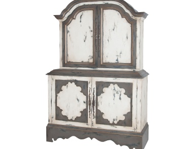 Schrank Crossroads Media Cabinet Guild Master (klassische Esszimmer Möbel)