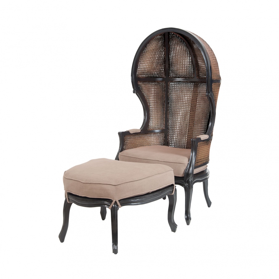 Sessel King Rattan Balloon Chair Ottoman And Guild Master