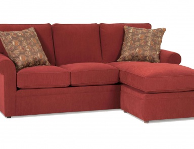 Dreibettzimmer Ecksofa auf hölzernen Beinen Dalton Chaise, Rowe