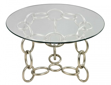 Couchtisch mit Rahmen in Form einer Kette Dimond Home (ein Tisch, ein Stuhl für das Wohnzimmer, Italien)