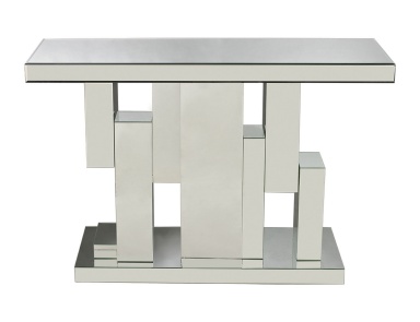 Konsole Tetrominoes Mirrored Console Dimond Home (Design-Flur, Diele)