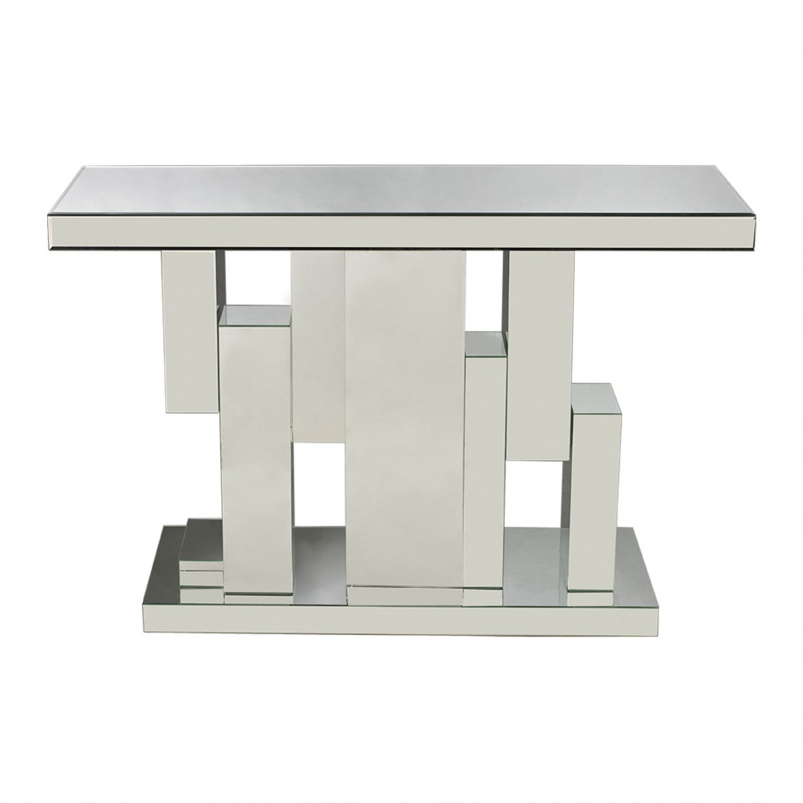 Konsole Tetrominoes Mirrored Console Dimond Home