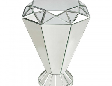 Das Designer-Tisch aus Hochglanz-Glas Dimond Home (Runder Tisch)