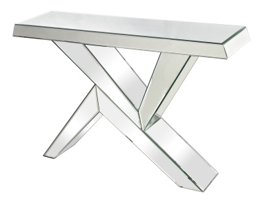 Konsole Gegenübergestellt Angles Mirrored Console Dimond Home (Design-Flur, Diele)