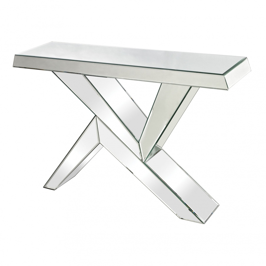 Konsole Gegenübergestellt Angles Mirrored Console Dimond Home