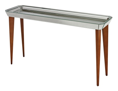 Konsole Rushbrook Mid-Century Mirrored Console Table By Dimond Home (Design-Flur, Diele)