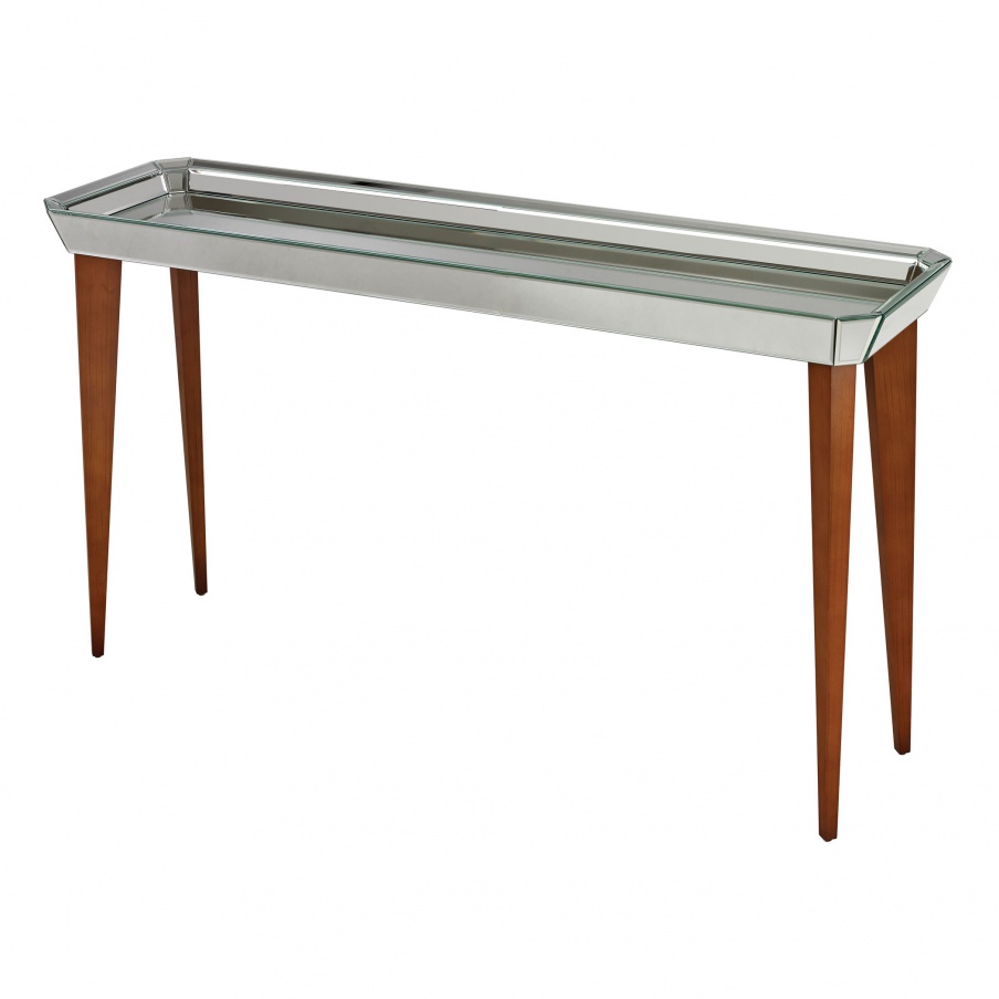 Konsole Rushbrook Mid-Century Mirrored Console Table By Dimond Home