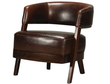 Sessel mit Lederbezug Dimond Home
