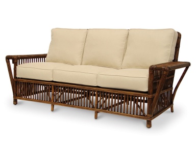Sofa auf einem Rahmen aus Rattan President ' s, Palecek (Rattan-Sofa, Sofa плетенный)