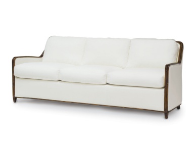 Sofa auf Holzrahmen Stanford, Palecek (Rattan-Sofa, Sofa плетенный)