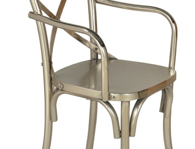 Stuhl mit Armlehnen Modern Industrial X-Back, CDI Furniture