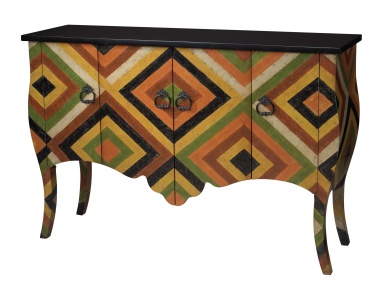 Kommode African Print Chest Sterling