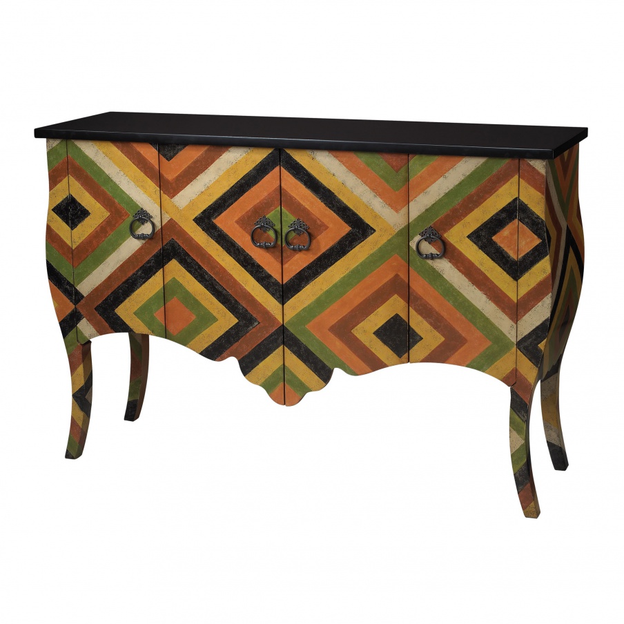 Kommode African Print Chest Sterling